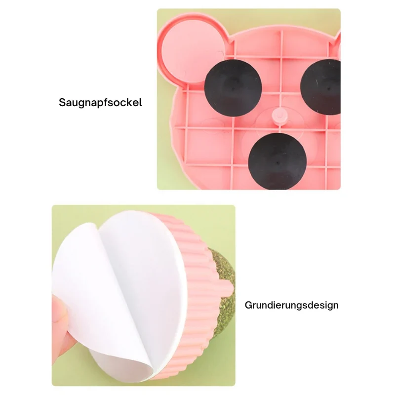 Interaktiver Futter-Spielball mit Wackelfunktion