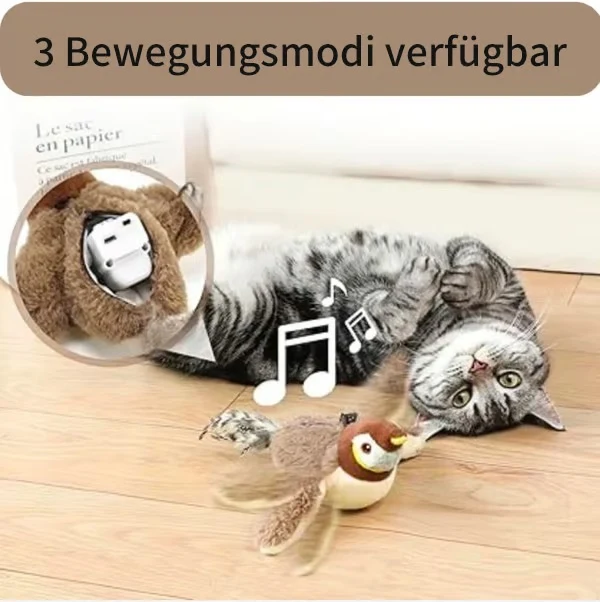 Flattervogel mit Flügelschlag für Katzen