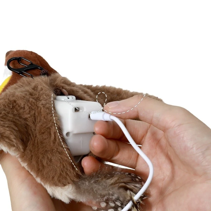 Flattervogel mit Flügelschlag für Katzen