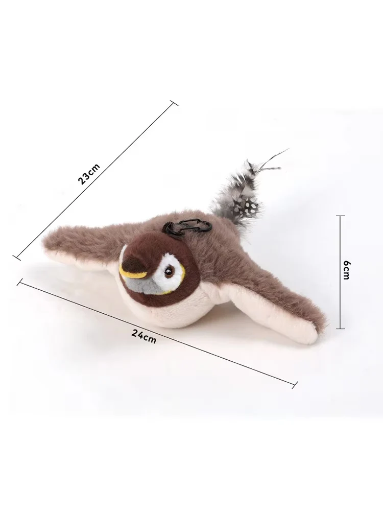 Flattervogel mit Flügelschlag für Katzen