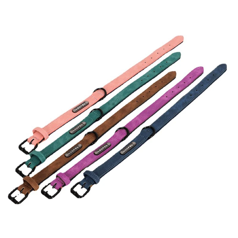 Personalisiertes Hundehalsband aus Leder mit Namensgravur
