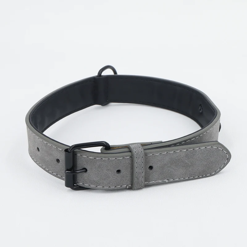 Personalisiertes Hundehalsband aus Leder mit Namensgravur