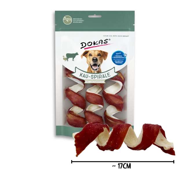Hunde Snack Kauspirale