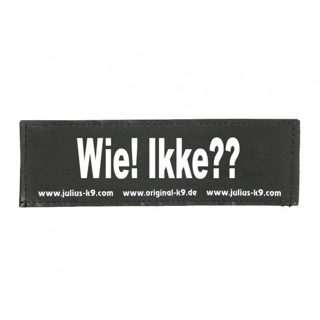 Julius K9 Logo Klettsticker klein M - Z