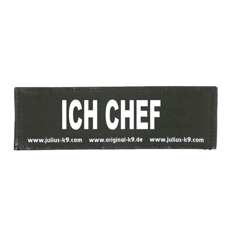 Julius K9 Logo Klettsticker klein G - L