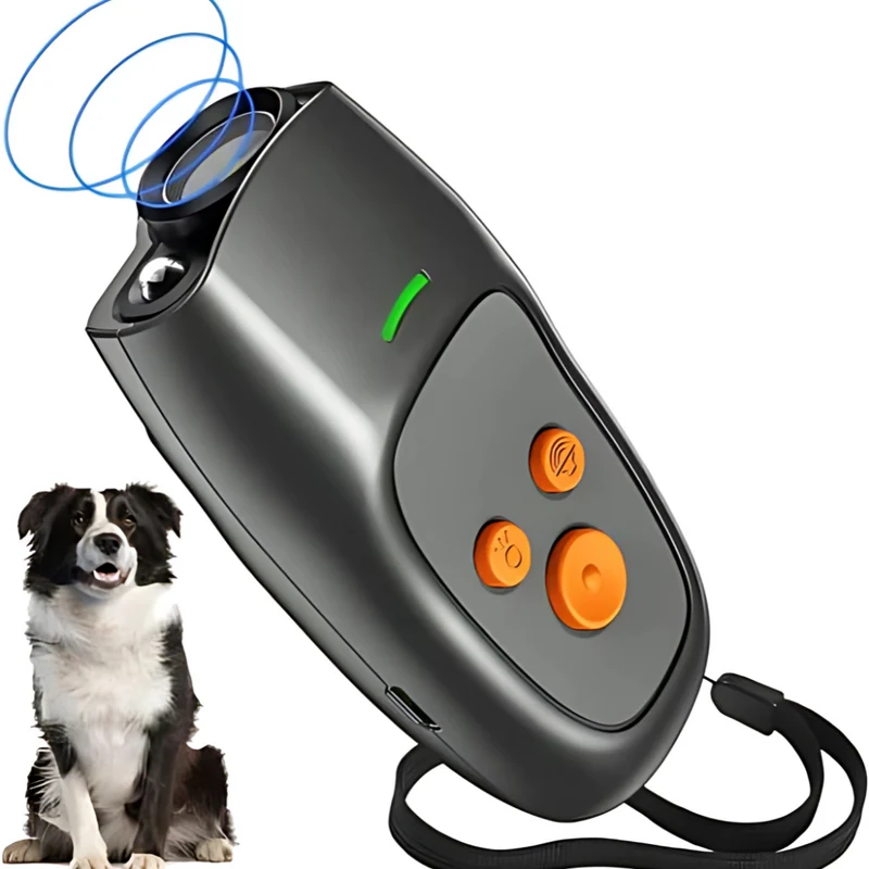 Ultraschall Hunde-Anti-Bell-Gerät mit LED-Licht & USB-Aufladung