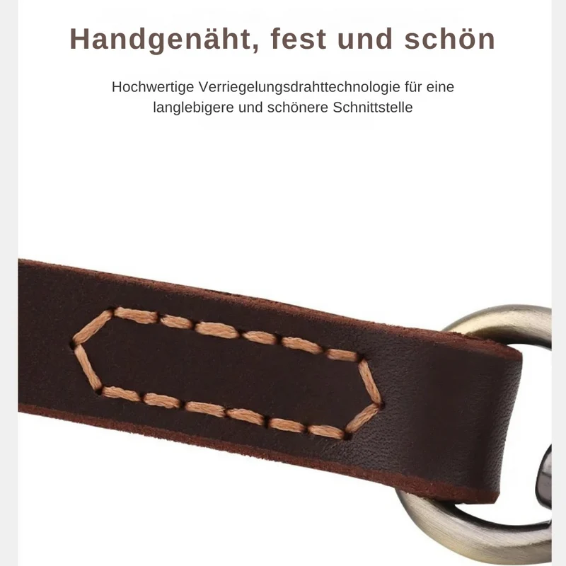 Luxus-Hundeleine aus echtem Leder