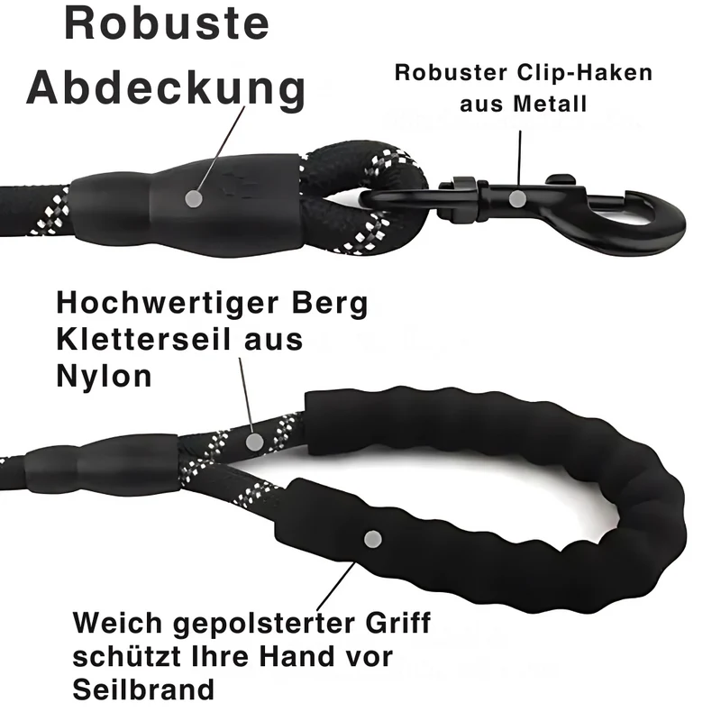 Reflektierende Sicherheitsleine für Hunde