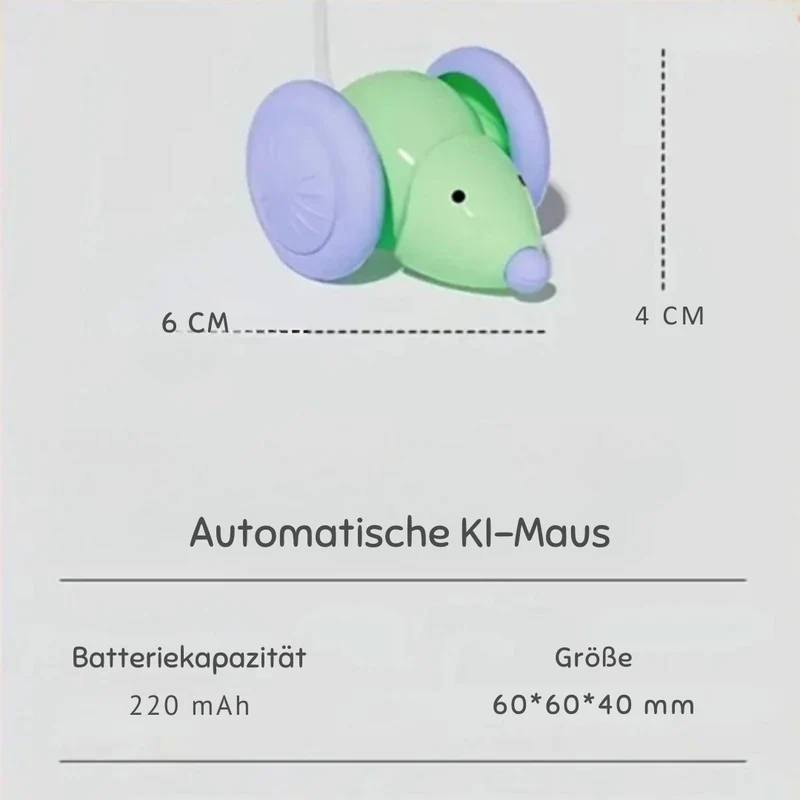 Automatische KI-Maus für Katzen