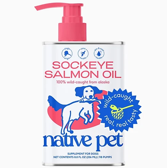 Native Pet Sockeye Salmon Oil 8oz