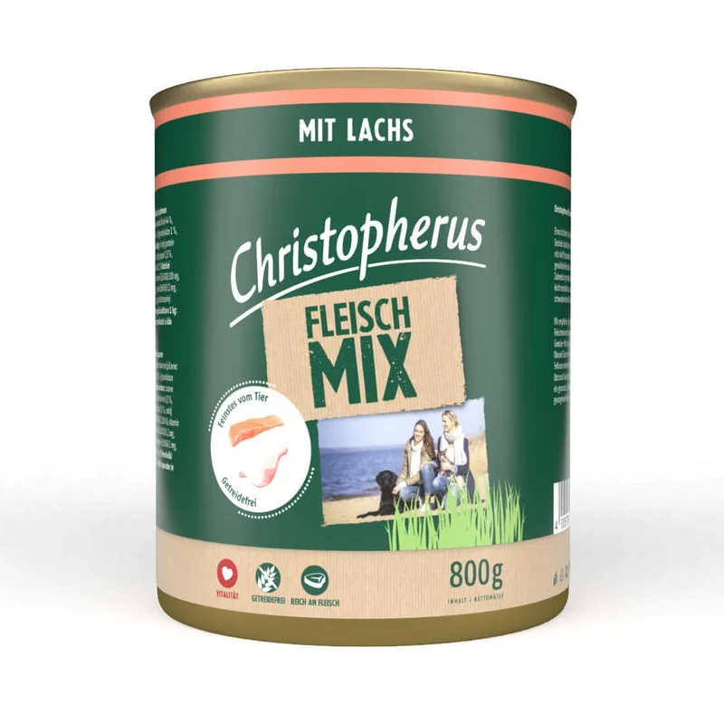 Christopherus Hundefutter Dose Fleischmix