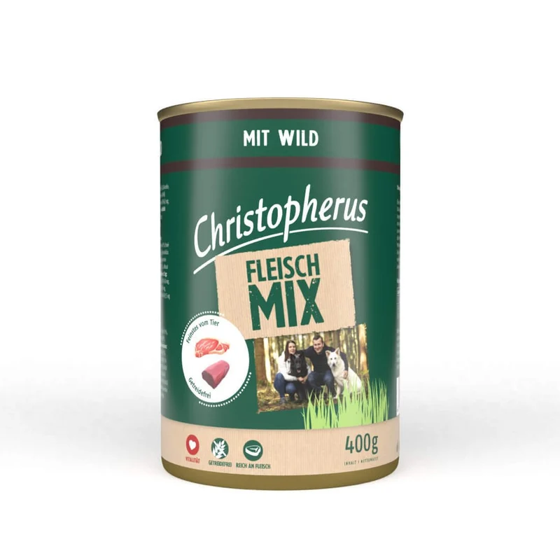 Christopherus Hundefutter Dose Fleischmix