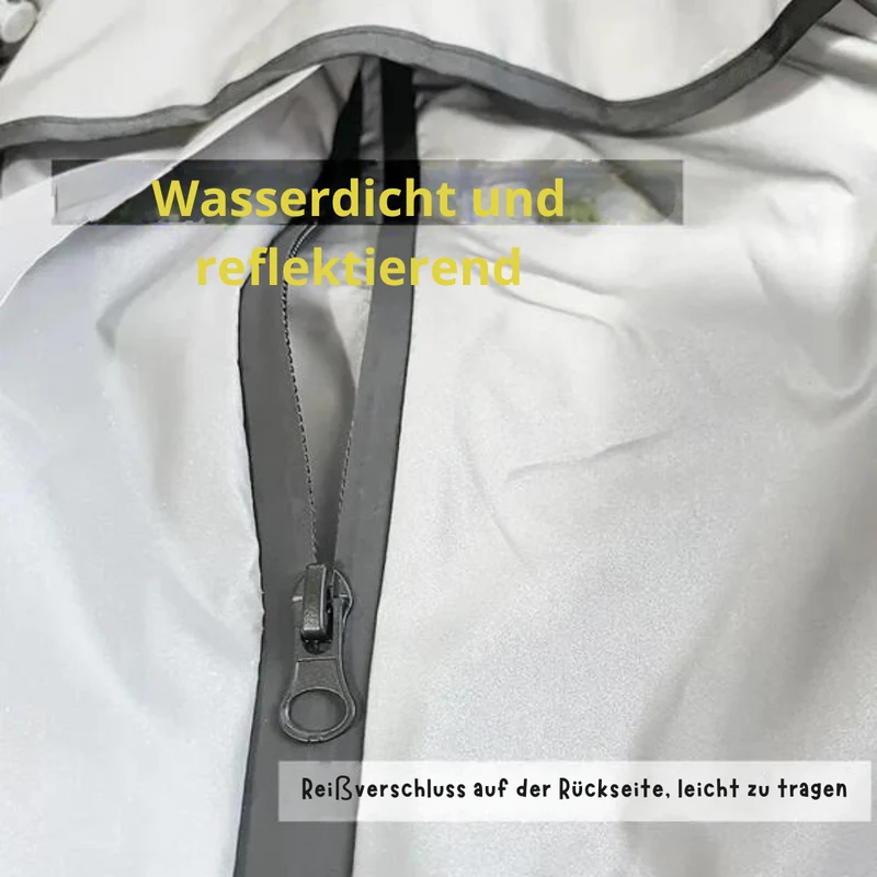 Hunderegenmantel wasserdicht & reflektierend