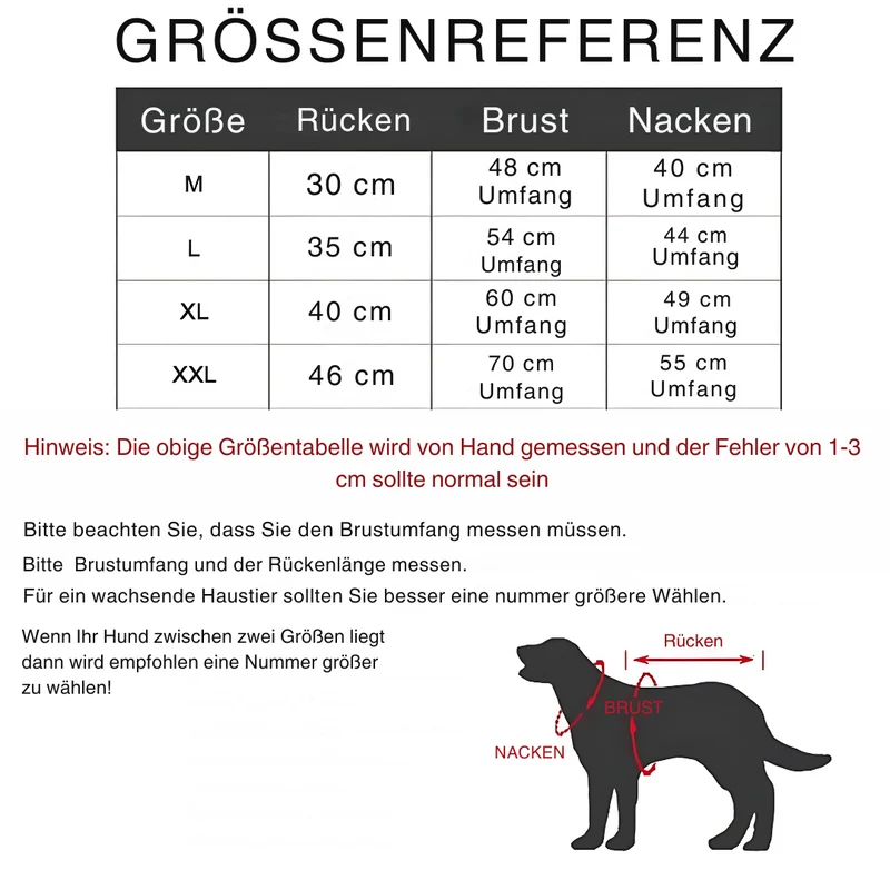 Hunderegenmantel wasserdicht & reflektierend