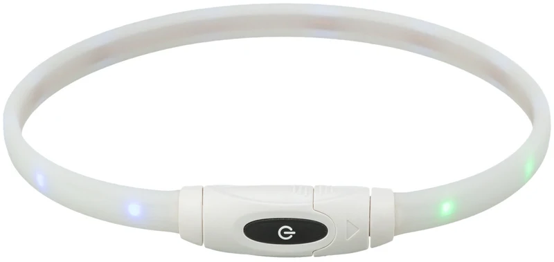 multicolor Leuchthalsband mit 9 Modi, wiederaufladbar