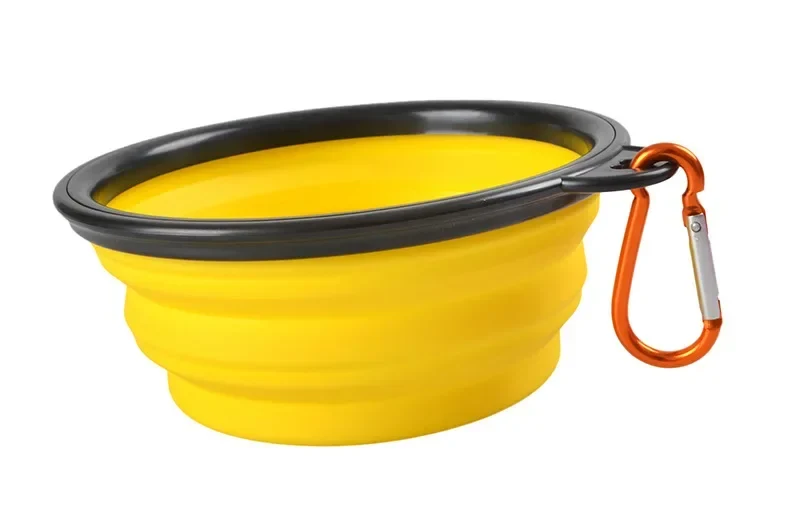 Faltbarer Silikon-Futternapf mit Frisbee-Funktion