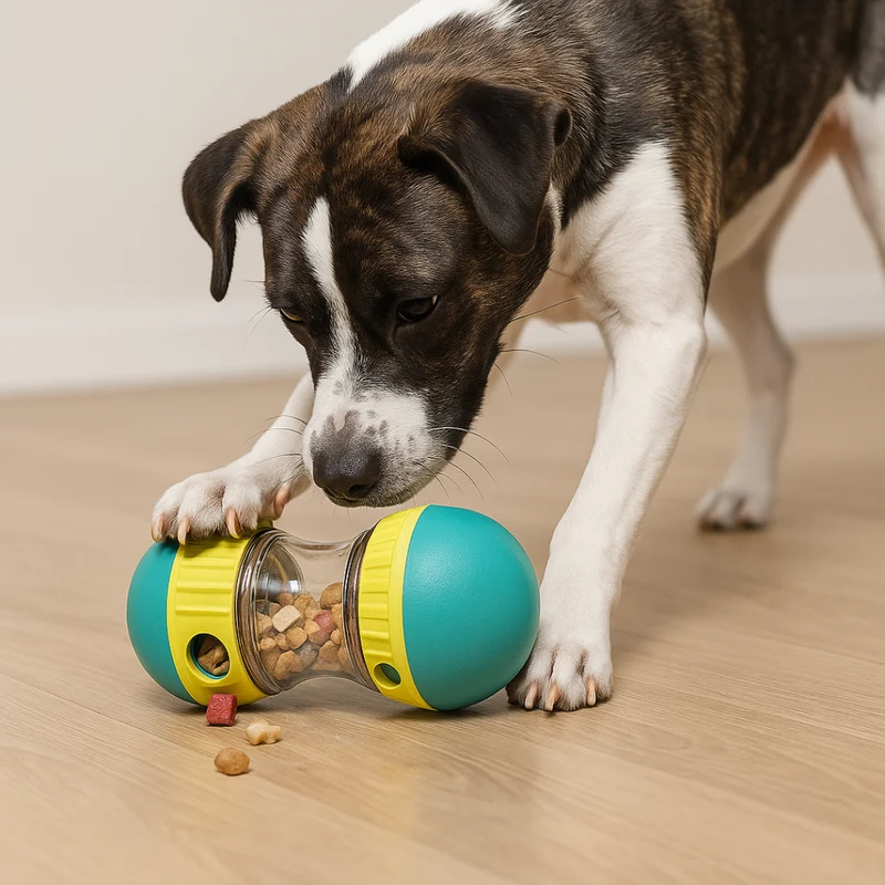 Interaktives Hundespielzeug mit Futterausgabe