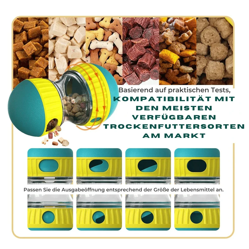 Interaktives Hundespielzeug mit Futterausgabe
