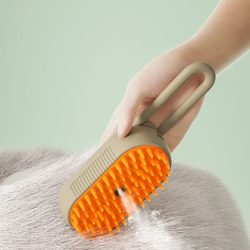 3-in-1 Elektrische Dampfbürste für Hunde & Katzen