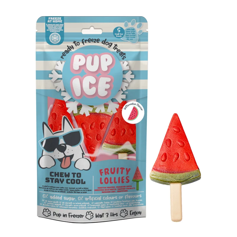 Pup Ice Dog Snack Fruity Lollies