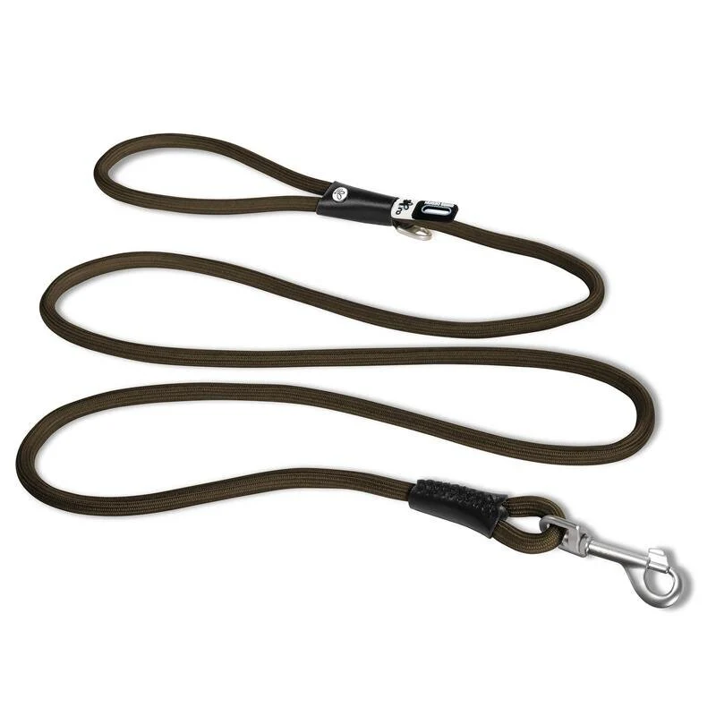 Curli Stretch Comfort Hundeleine – ultraweich, Snap-In Karabiner, Kotbeutelspender, 1,8 m