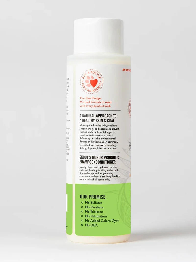 Skout's Honor Probiotic Shampoo/Conditioner 16oz