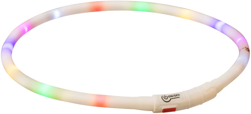 Hundeleuchthalsband mit Click-Verschluss, wiederaufladbar