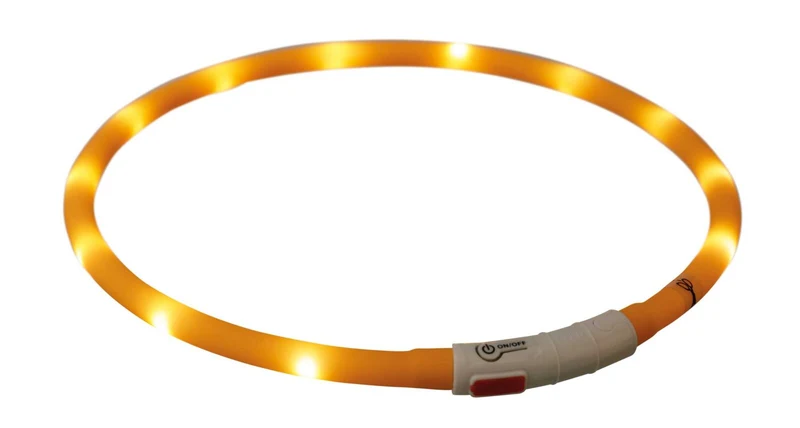 Hundeleuchthalsband mit Click-Verschluss, wiederaufladbar