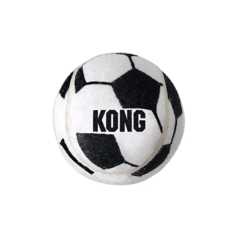 KONG Sport Fußball-Set – Hundespielzeug Bälle in 4 Größen