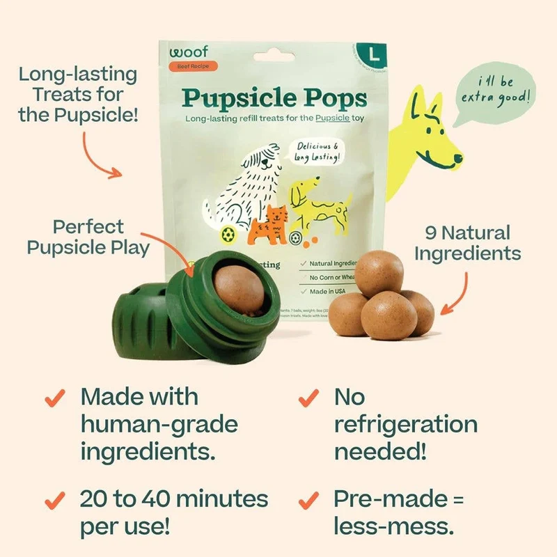 Beef & Peanut Butter Pupsicle Pops