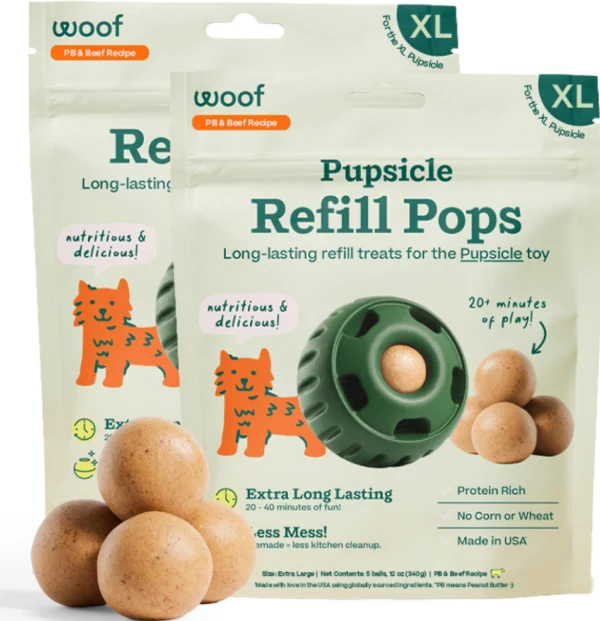 Beef & Peanut Butter Pupsicle Pops