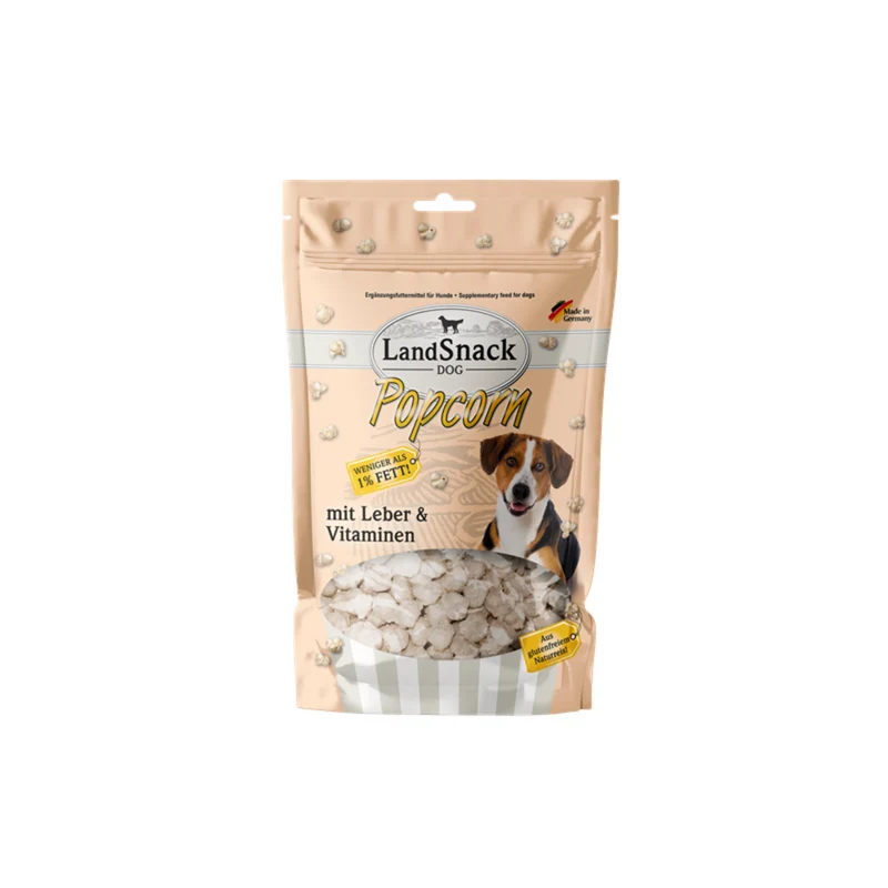 LandSnack Hunde Popcorn mit Leber