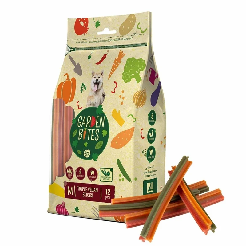 Garden Bites Veggie Sticks - Zahnpflege & Leckerli für Hunde