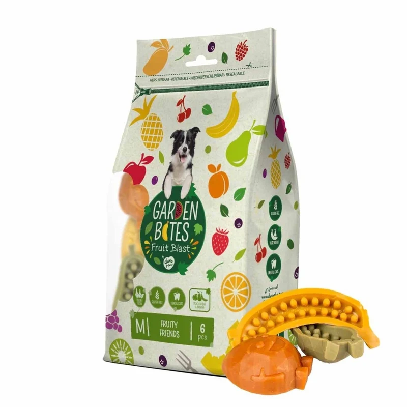 Duvo+ Garden Bites Fruity Friends, vegetarischer Hundesnack