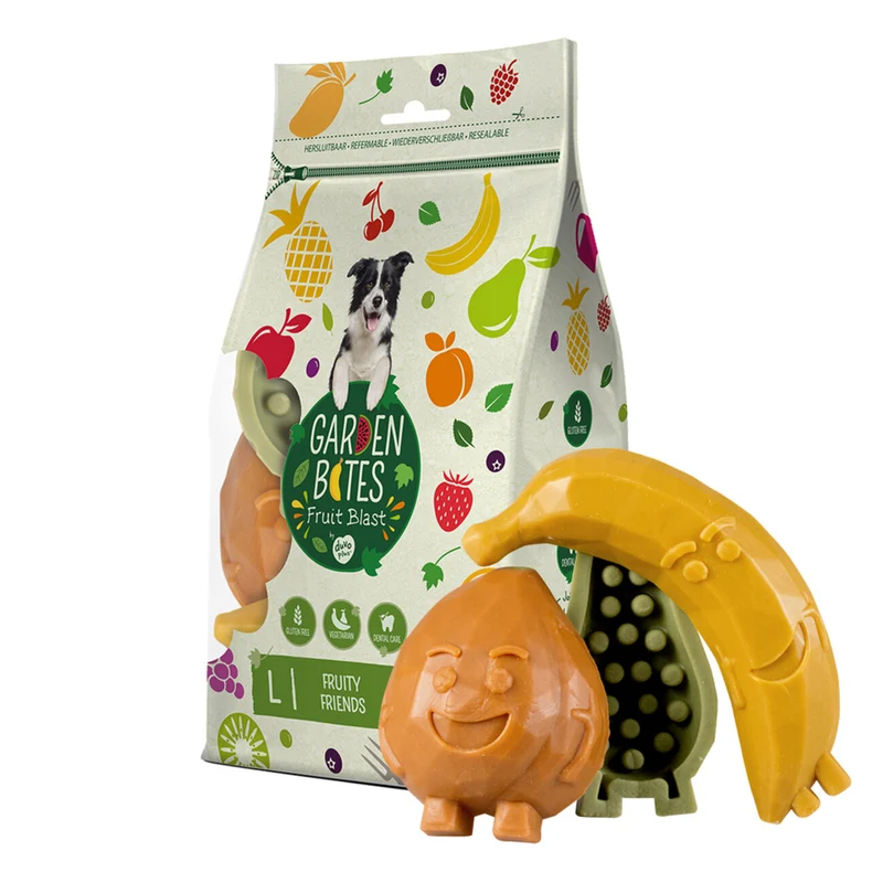 Duvo+ Garden Bites Fruity Friends, vegetarischer Hundesnack