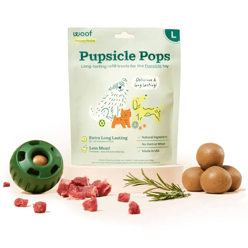 Chicken & Peanut Butter Pupsicle Pops