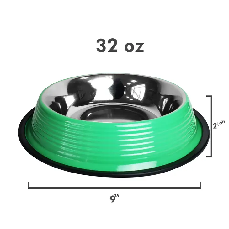 Non Skid Irish Green Bowl