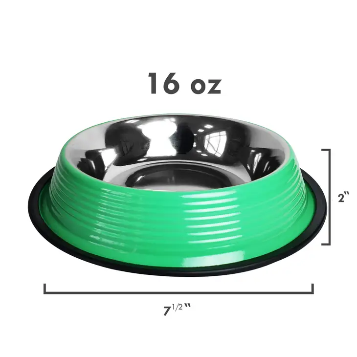 Non Skid Irish Green Bowl