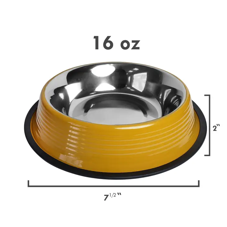 Non Skid Golden Bowl