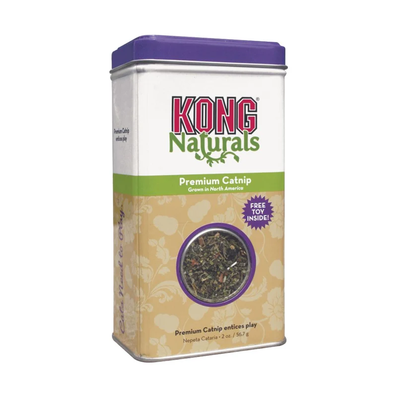 KONG Naturals Catnip – 100% natürliche Katzenminze für Katzen | 28,3 g & 56,7 g