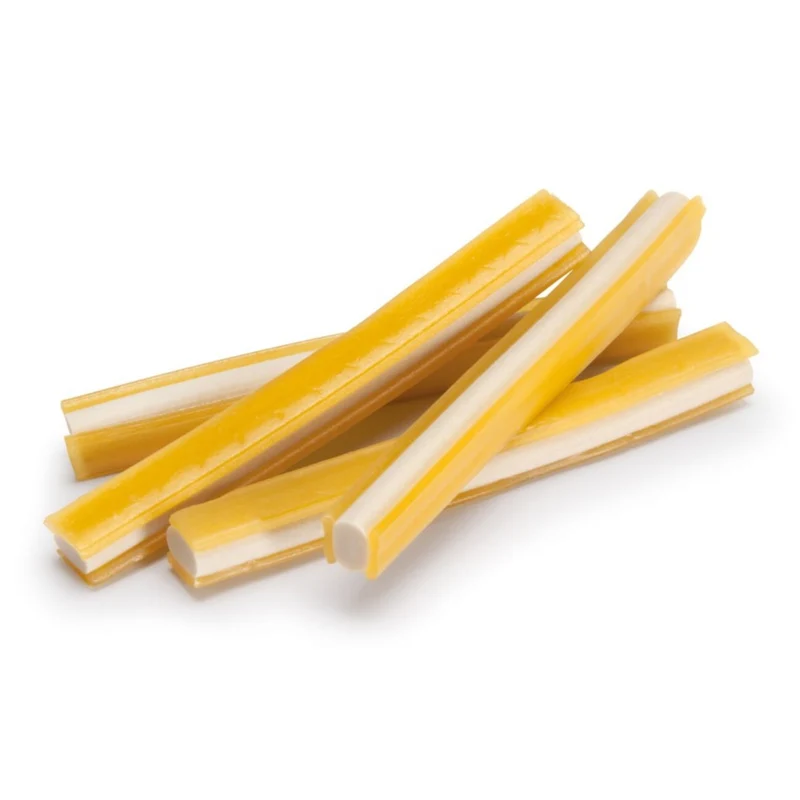 CAMON Veggie Dental Stick – Veganer Hundesnack mit Reis & Soja-Füllung