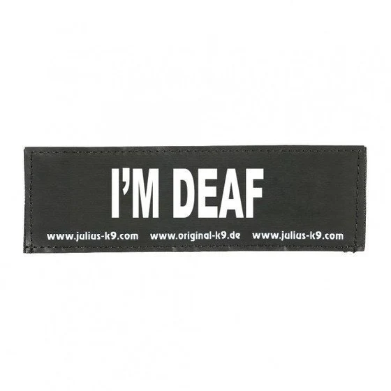 Julius K9 Logo Klettsticker groß G-L