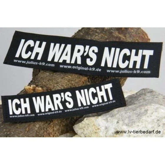 Julius K9 Logo Klettsticker groß G-L