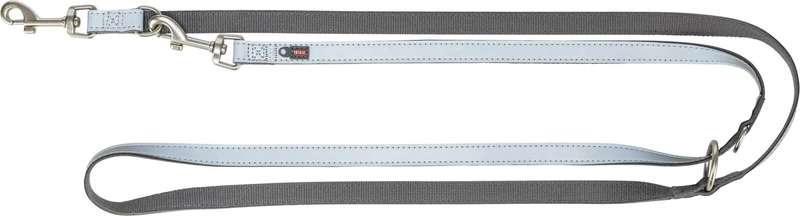 reflektierende Hundeleine Premium Reflect, 3fach verstellbar