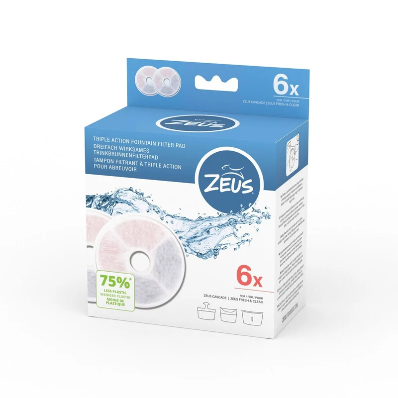 Zeus Oasis Trinkbrunnen für Hunde 3L oder 6L Volumen