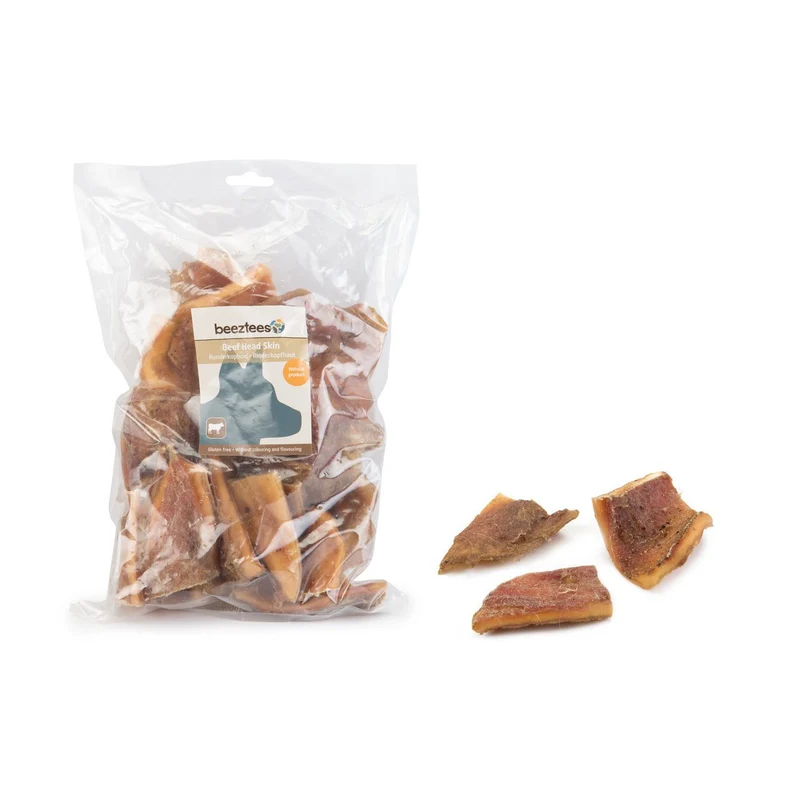 Beeztees Rinderkopfhautstücke für Hunde