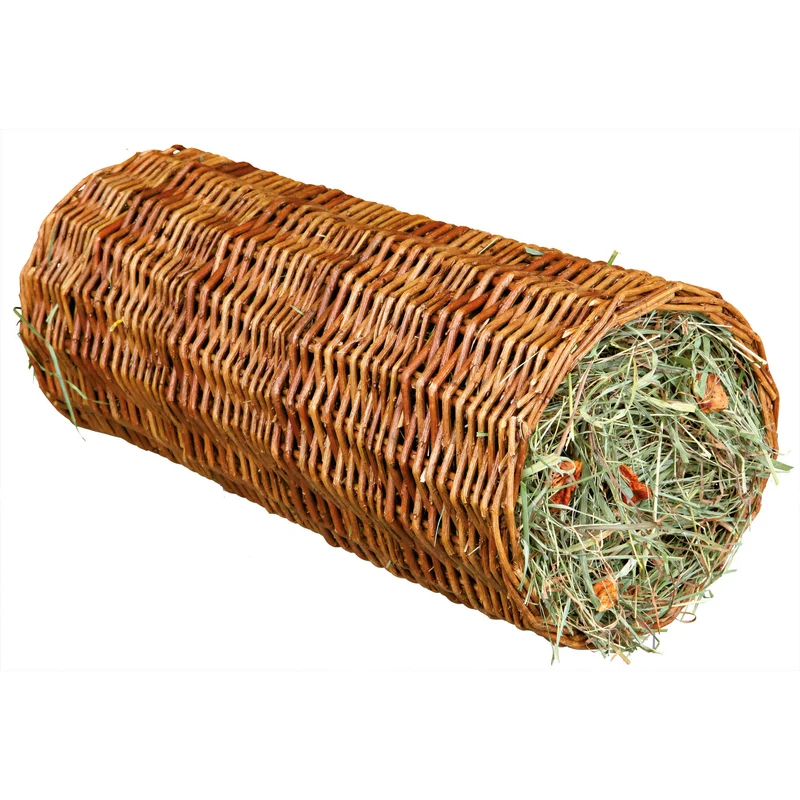 Nager Natur Snack Weidentunnel mit Heu