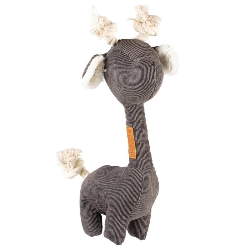 D&D HOME Hundespielzeug Giraffe George aus Cord & Seil