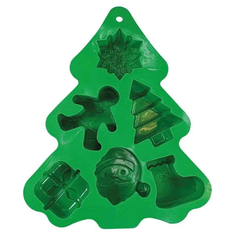Xmas Silikon Backmatte Weihnachtsbaum