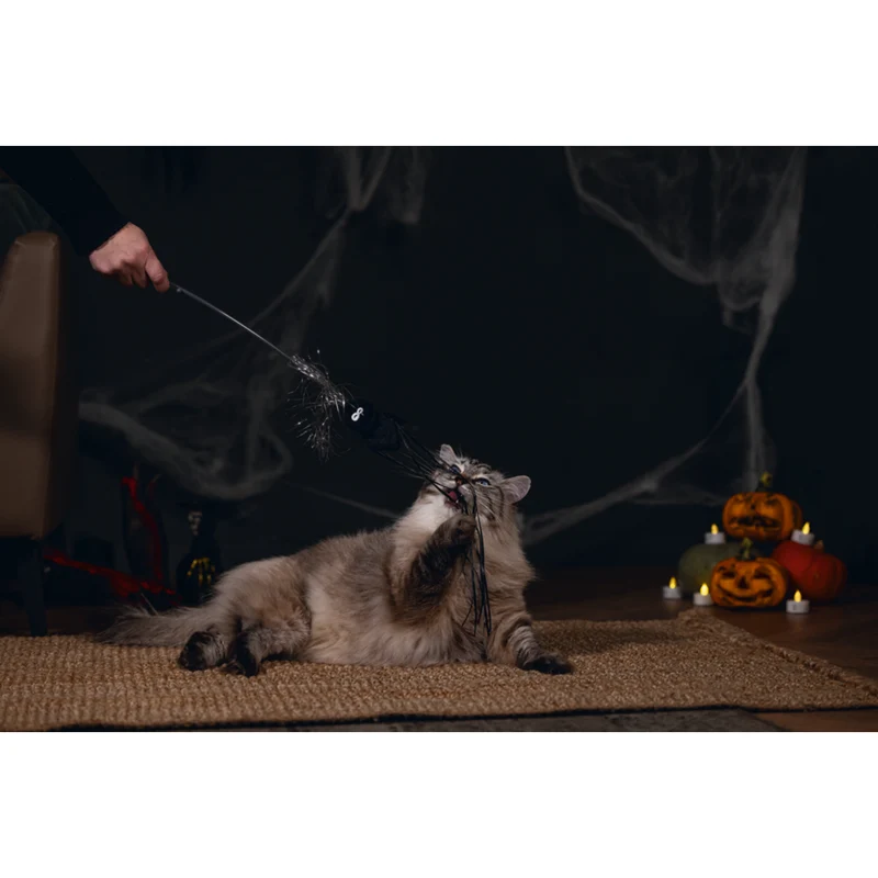 Beeztees Halloween Katzenangel Freaky, 40 cm